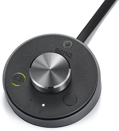 Screenbar plus E-Reading LED Computer Monitor Light Bar with Desktop Dial, Auto-Dimming and Hue Adjustment, No Screen Glare, Space Saving, USB Powered, Matte Silver