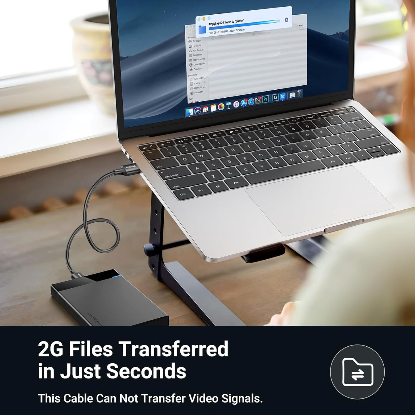 USB to USB, 5 Gbps USB 3.0 Cable, Nylon Durable Male to Male Cable, Compatible with Hard Drive, Cooling Fan/Pad, Camera, DVD Player, TV, Flash Light, Hub, Monitor, Speaker, and More 3.3 FT