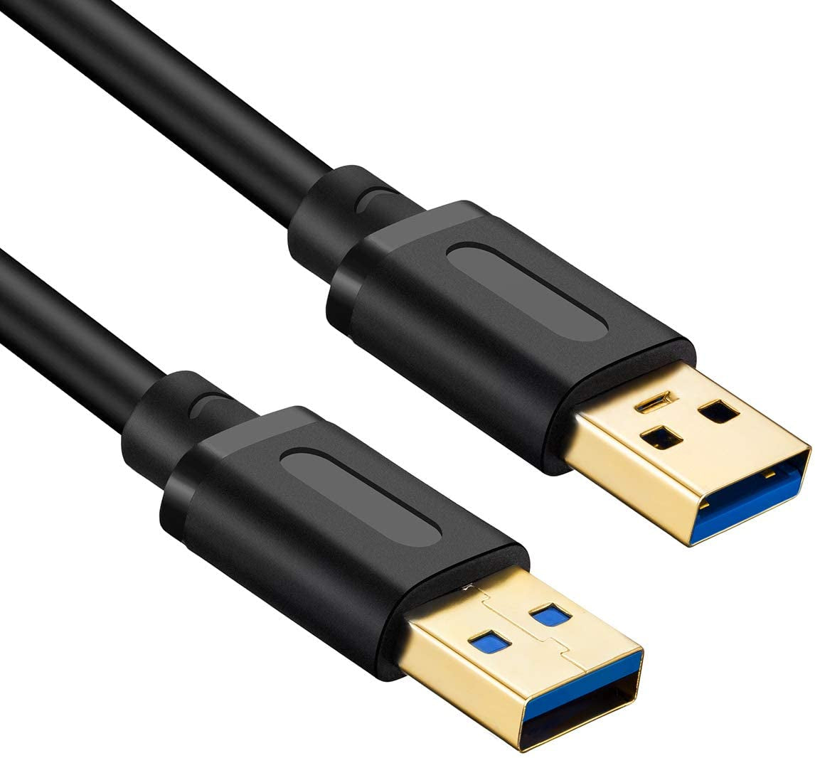 USB 3.0 Male to Male Cable 25Ft,Usb to USB Cable with Gold-Plated Connector for Hard Drive Enclosures, DVD Player, Laptop Cooler(25Ft/8M)