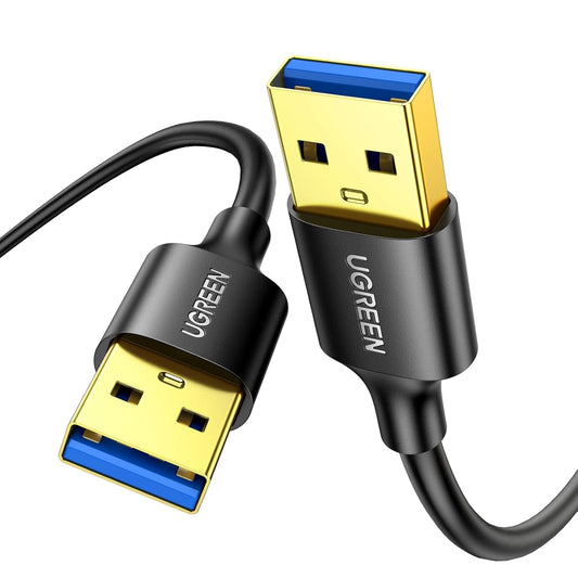 USB to USB, 5 Gbps USB 3.0 Cable, Nylon Durable Male to Male Cable, Compatible with Hard Drive, Cooling Fan/Pad, Camera, DVD Player, TV, Flash Light, Hub, Monitor, Speaker, and More 3.3 FT